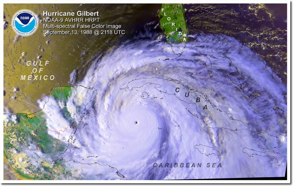Hurricane Gilbert September 13, 1988 Real Climate Science