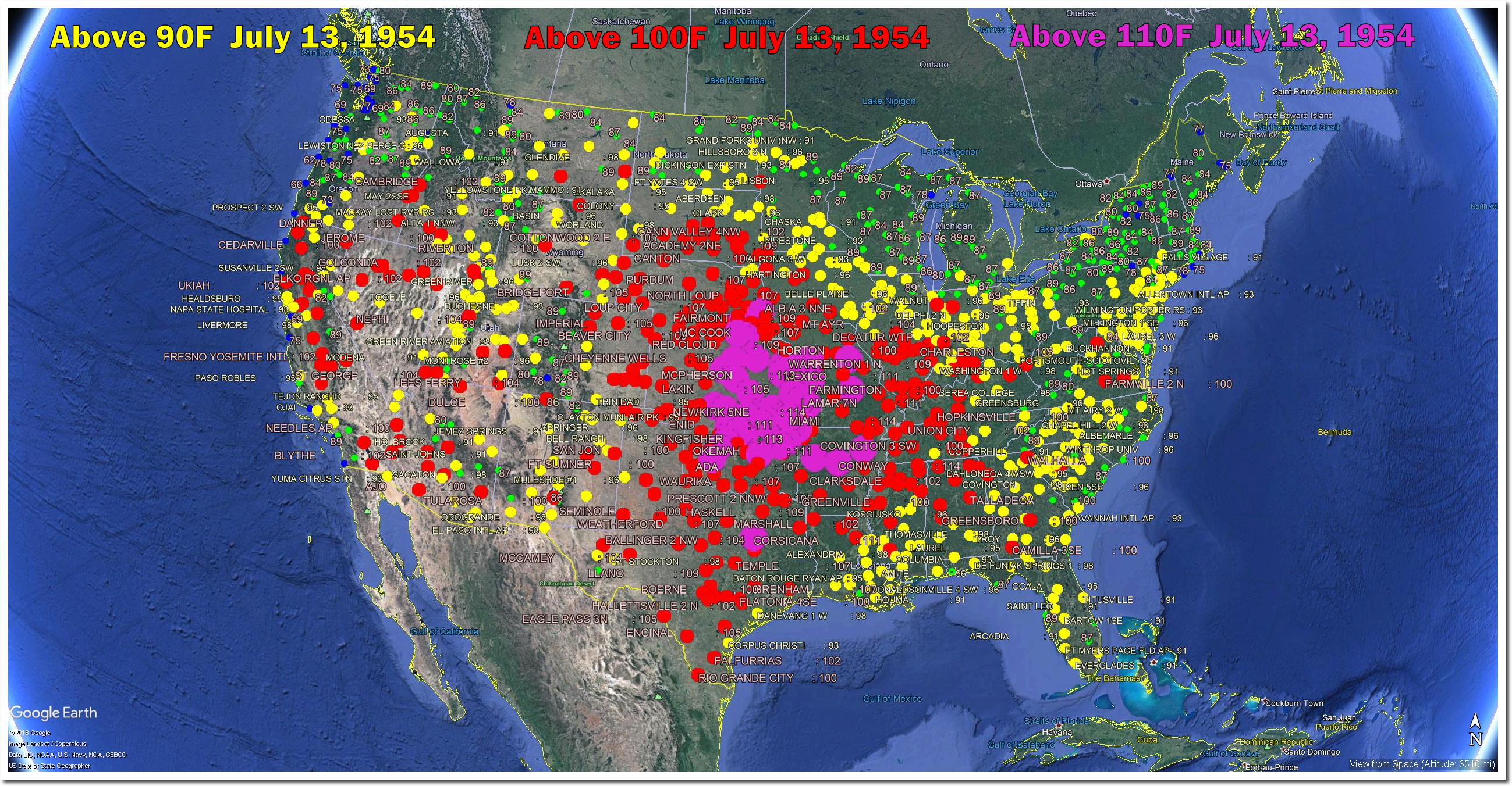 Heatwave Of July 13 1954 Iowa Climate Science Education